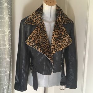 Variazioni leather motorcycle jacket vintage Sz M